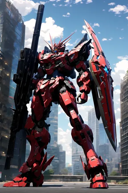 Super robot diffusion(Gundam, EVA, ARMORED CORE, BATTLE TECH like mecha lora)