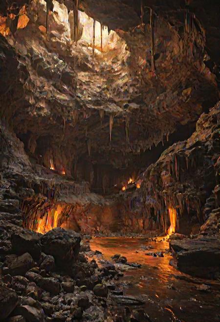 Stunning cave, 
orange and black light effect, 
dropped water effect, 
complex background, 
highly intricate detailed, 
intricate details, 
shadow effect, 
bright and detailed character design, 
day light, 
UHD drawing, 
trending on artstation, 
sharp focus, 
studio photo, 
intricate details, 
highly detailed, 
by greg rutkowski, 
trending on artstation, 
sharp focus, 
studio photo, 
intricate details, 
highly detailed, 
by greg rutkowski