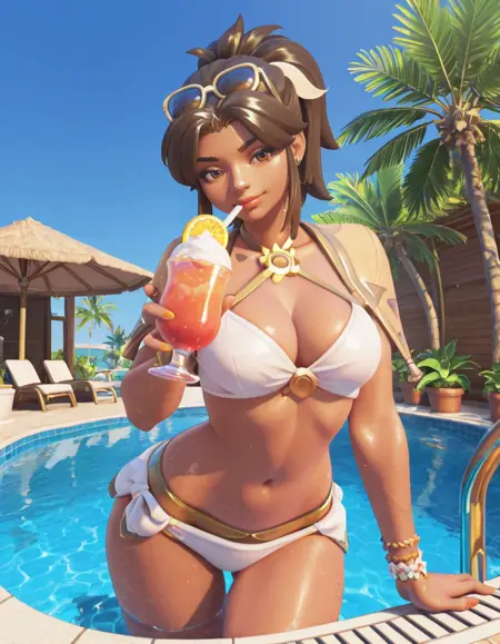 Poolside Illari Skin (Illustrious & Pony)