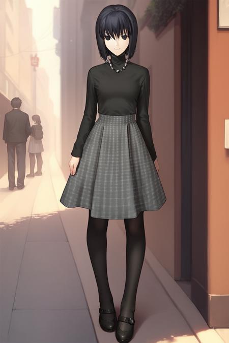 alice kuonji,black eyes,black hair,grey skirt,black shirt,short hair,black pantyhose,necklace,long sleeves,shoes alice kuonji,gloves,capelet,fur hat,black dress,boots, alice kuonji,black dress,boots,puffysleeves, alice kuonji,alice winter,white coat,white hat,ankle boots,