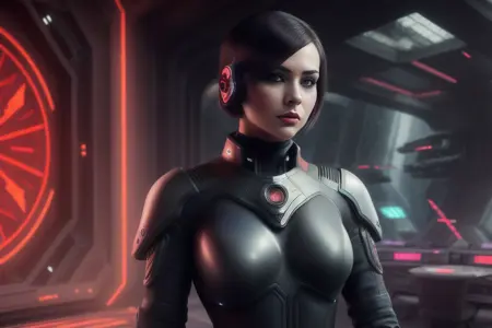 Futuristic realistic portraits