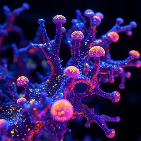 Slime mold neon V1