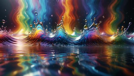 a multi-coloured coalescence in a special light and brightly cloudy spirit, undulating and hyper-detailed and realistic ripples of hyper-detailed and defined energy, 16k, unreal engine, sharp focus, FUJIFILM