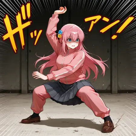 Tetsuzankou_Pose 鉄山靠ポーズ