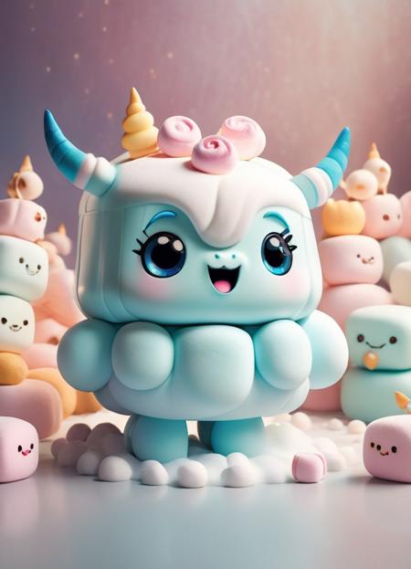 Abstract style Marshmallow, open mouth, horns, blue eyes, full body, blush stickers, smile, standing, snow, highly detailed, strong dramatic light, cinematic background, polished, intricate, beautiful composition, sharp focus, aesthetic, innocent, fine detail, inspired, brave, vibrant colors, magical, pretty, illuminated, enhanced, rich deep complex color, striking, iconic, imposing
 <lora:MarshmallowXL:1>, , <lora:FILM_PHOTOGRAPHY_STYLE:0.25> . Non-representational, colors and shapes, expression of feelings, imaginative, highly detailed