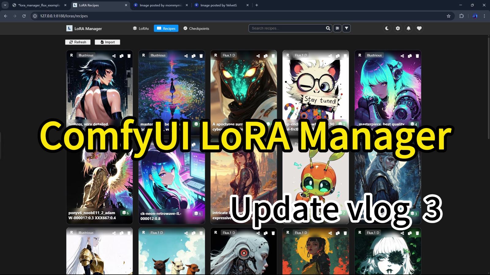 🚀ComfyUI LoRA Manager 0.8.0 Update – New Recipe System & More!