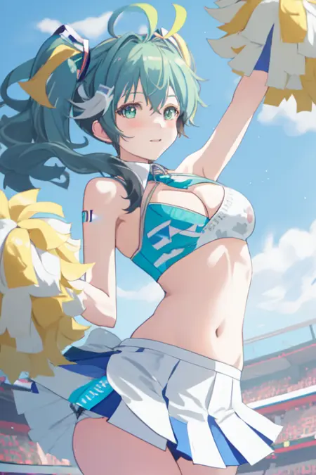 CosPlay-hibiki  cheerleader outfit