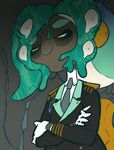 Commander Tart (AU Commander Tartar) | Splatoon Evil Tart