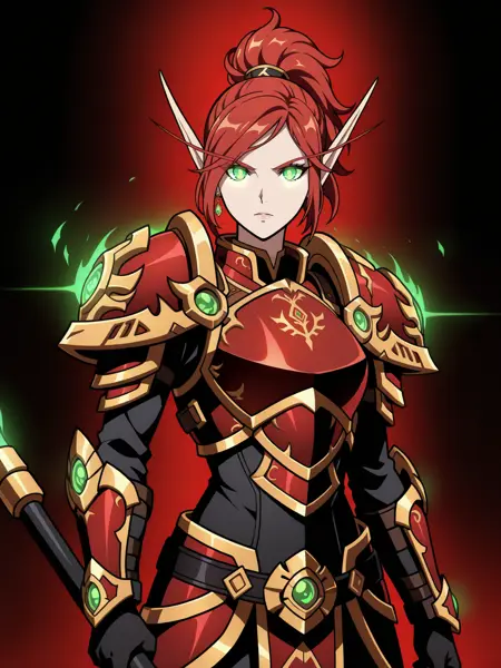 Blood Elf Armor (Illustrious) - by EDG