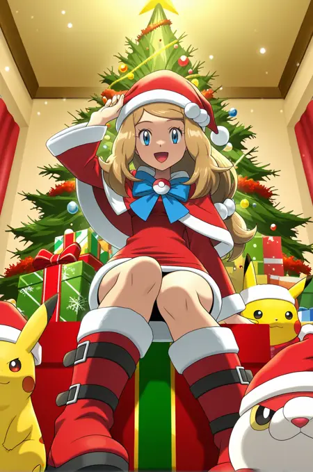 Serena Christmas Outfit | Pokemon