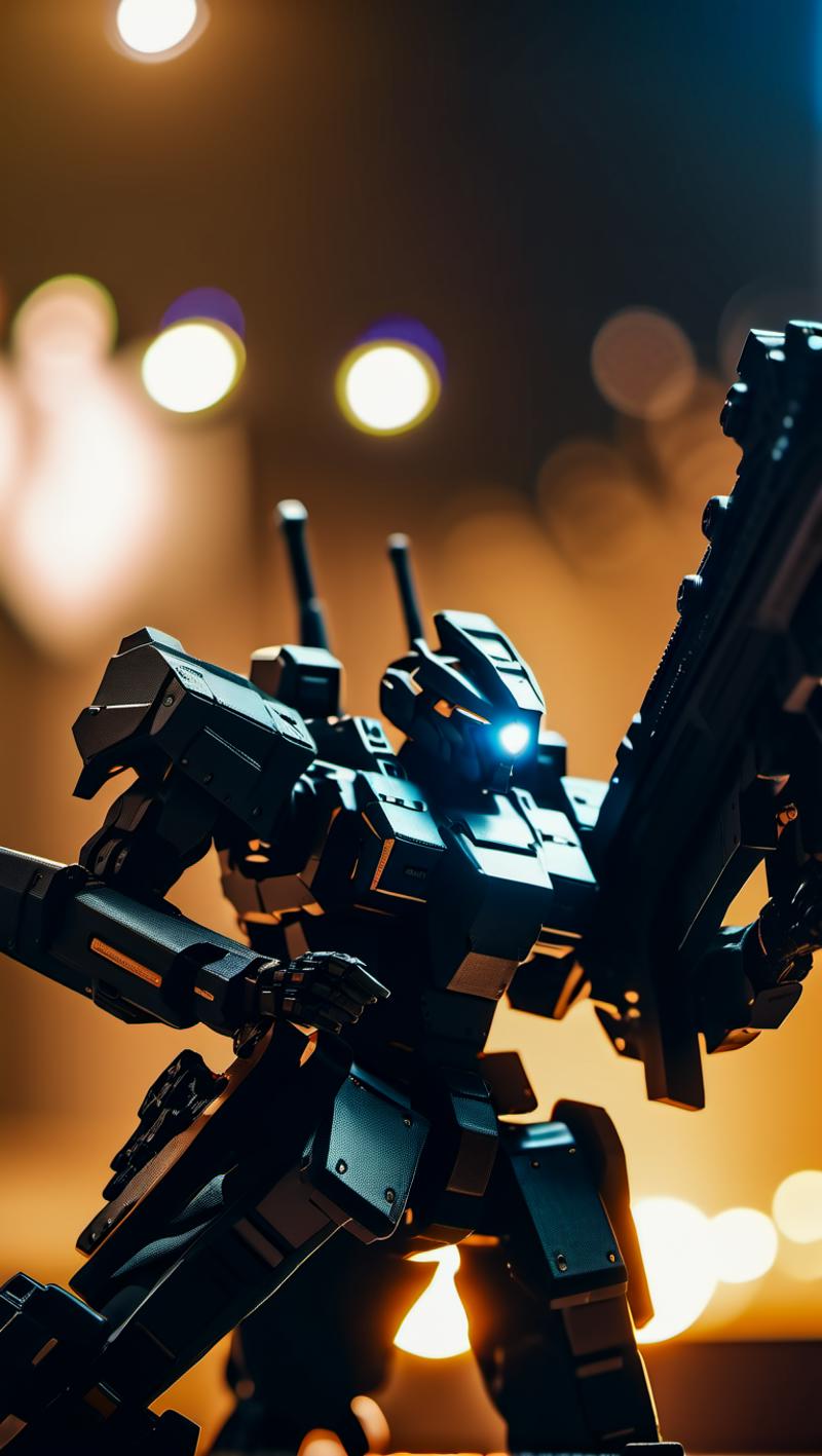 Super robot diffusion XL (Gundam, EVA, ARMORED CORE, BATTLE TECH like mecha lora) image by waomodder