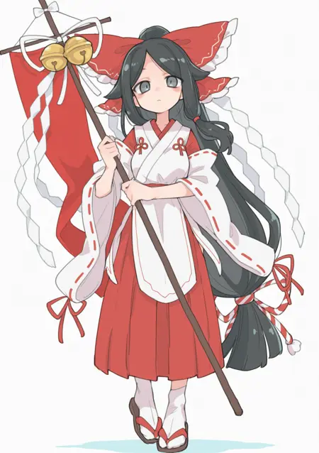 先代の巫女(智霊奇伝)  The Former Hakurei Maiden (Foul Detective Satori )