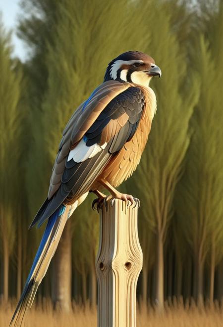 (qu4ntum:3), (close up:1.8), photo,  photo_realistic, (bird cf_style:1.6), no people, (outdoors:2), (forest), (hawk), flying.