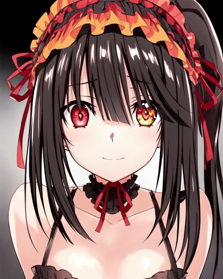 masterpiece, best quality, ultra-detailed, Kurumi, (multicolored eyes:1.1), <lora:kurumi:0.8>,