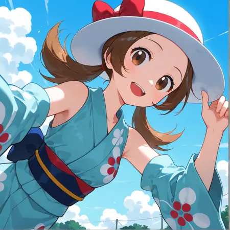 Summer 2020 Pokemon Masters EX outfit (Lyra Version)
