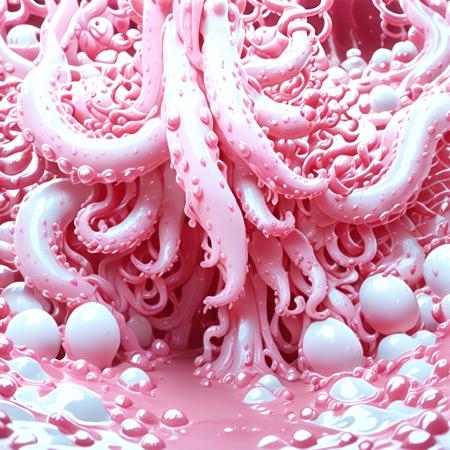 White Pink Tentacle Slime - PONY - V1 | Stable Diffusion LoRA | Civitai