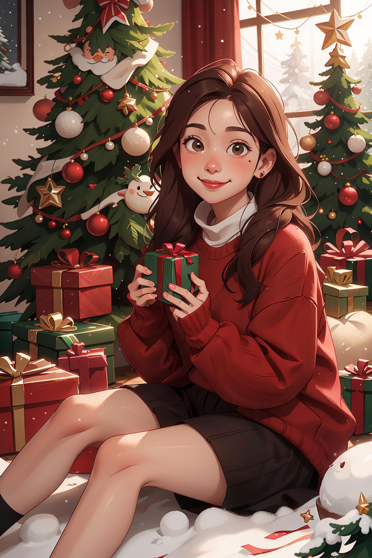 Christmas girl image by laolong_eth