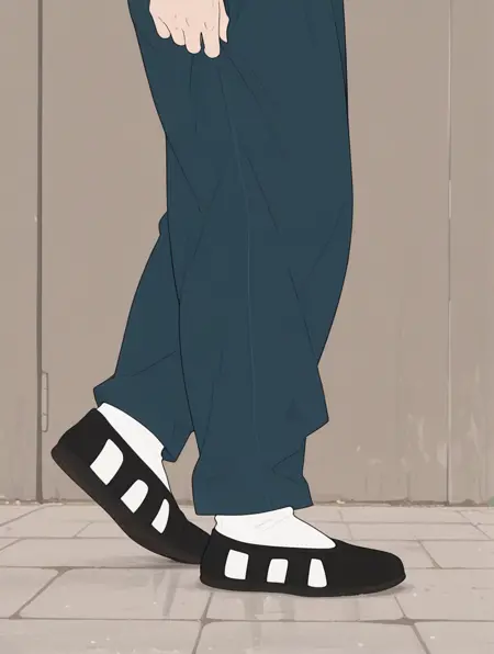 Retro flats /十方鞋