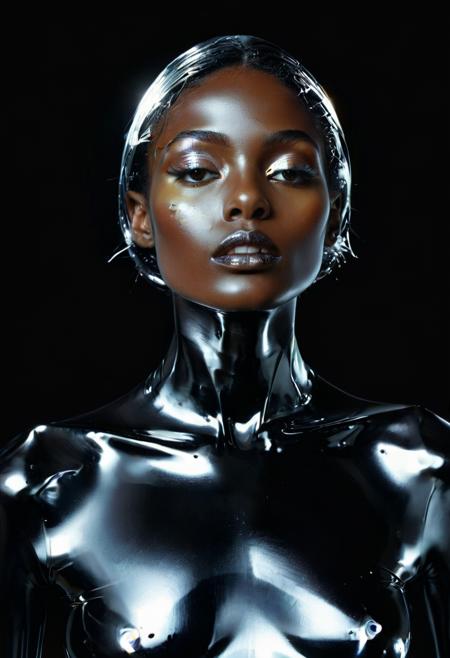 Imagine diamond-like caustic light shining on a slender black model,strong contrast,high-end feel,fashion cover,<lora:Jelena Kevicæµéè²å½©æç»é£æ ¼_v4.0:0.7>,acid art,gradient background,film photography,liquid metal,<lora:ArienSDXL-è²å½©æ¦å¿µåçº§ç³»å(æç»­æ´æ°)_glowing colors(è²å½©èºæ¯å¢å¼º):0.3>,<lora:ç²ç ºè´¨æåå¡å é£XLçæ¬:0.8>,laser,<lora:ç²å­æ°´è±XL:0.3>,Surrealism,skinny pieces,