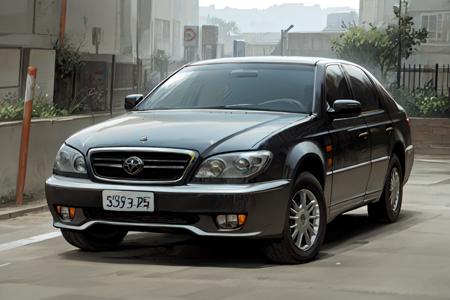 chairman, car, motor vehicle, ground vehicle,  <lora:Ssangyong_Chairman_1st_Generation_1:1>