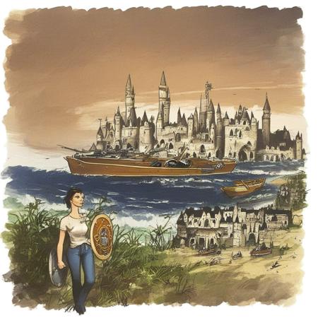 Gouache Illustration (Pierre Joubert style) Gouache Illustration (Pierre Joubert style)