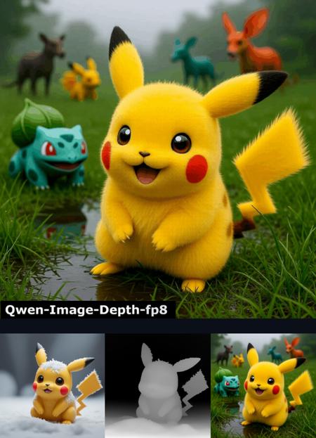 Qwen-Image ControlNets Depth FP8
