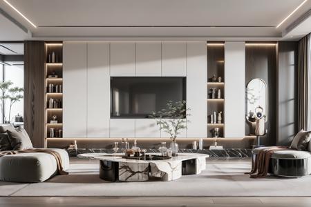 interior design, living room, masterpiece,best quality,unreal engine 5 rendering,movie light,movie lens,movie special effects,detailed details,HDR,UHD,8K,CG wallpaper