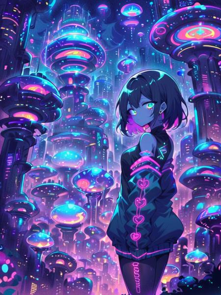 futuristic city LoRA [XL+Pony] XL