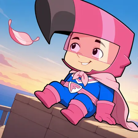 Milo Powell (Captain Flamingo) [COMMISSION]