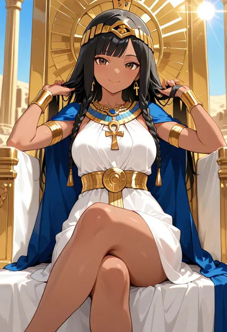 Anime Style Ancient Egyptian Dress