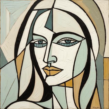 Picasso cubism art of a woman,subtle colors, minimalist, faint, mxrbbie,  <lora:marobbie_2016_juggerX_xl_2_st_wocap-mxrbbie-000074:1>