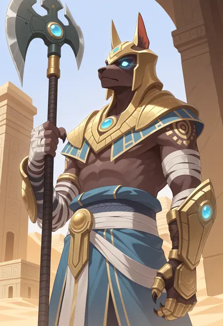 Nasus - League of Legends (+Infernal Skin) [NoobAI/IL]