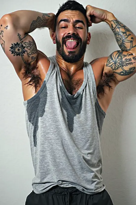 Sweaty Shirt / Armpit Sweat / Pit stains / Wet Spots – Flux Dev.1