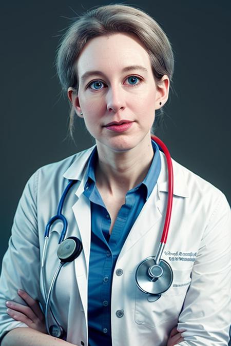 portrait photo of 311z483thh01m35 as a doctor with stethoscope, maxim magazine