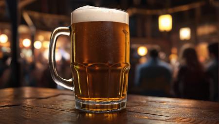 macro shot of pint of beer with hopps at night of  medieval fantasy tavern enviornment design whimsical  in the sytle of the prancing pony  video game setting  magical place irish tavern<lora:crowd_notrigger:.8>, award winning photograph + cinematic shot + photos taken by ARRI 65 + incredibly detailed, sharpen, details + professional lighting, photography lighting + 50mm, 80mm, 100m + lightroom gallery + behance photographys + unsplash, global illumination, epic award winning photograph (subsurface scattering:1.3), intracate details, ambient occlusion, global illumination, realism, hyper realistic, hyper detailed