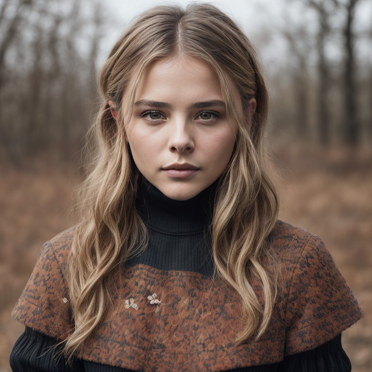 <lora:CGMoretz:1.35>, A stunning intricate full color portrait of (sks woman:1), wearing a black turtleneck, epic characte...