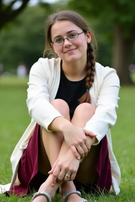 Wire-frame glasses - small oval