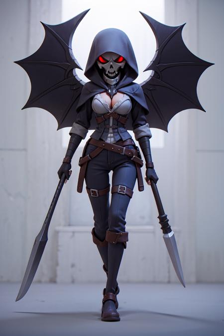 1girl,death,reaper,weapon