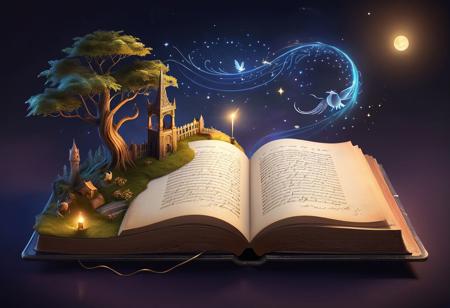 A realistic image of a fantastic landing page designed like an ancient enchanted book. A special font, resembling an ancient manuscript, gives a sense of authenticity. Spectacular vector illustrations of magical creatures, breathtaking landscapes and fantastic architecture decorate the page. Micro-interactive animations give life to the page, like a light flickering of light on top of the writing or a gentle movement of magical creatures. A special soundtrack, combining classical music with sounds from the fantastic world, creates a magical and mysterious atmosphere. The title is written in a unique and attention-grabbing handwriting. The content is written in rich and imaginative language, using fantastic terms. The CTA button is designed like a magical gate, inviting the user to enter a new world. A registration form is integrated into an ancient book, where the user can enter his name and contact information. Responsive design adapted to any screen, while maintaining the fantastic atmosphere.
Text: "New style artificial intelligence, artistic photo creation"