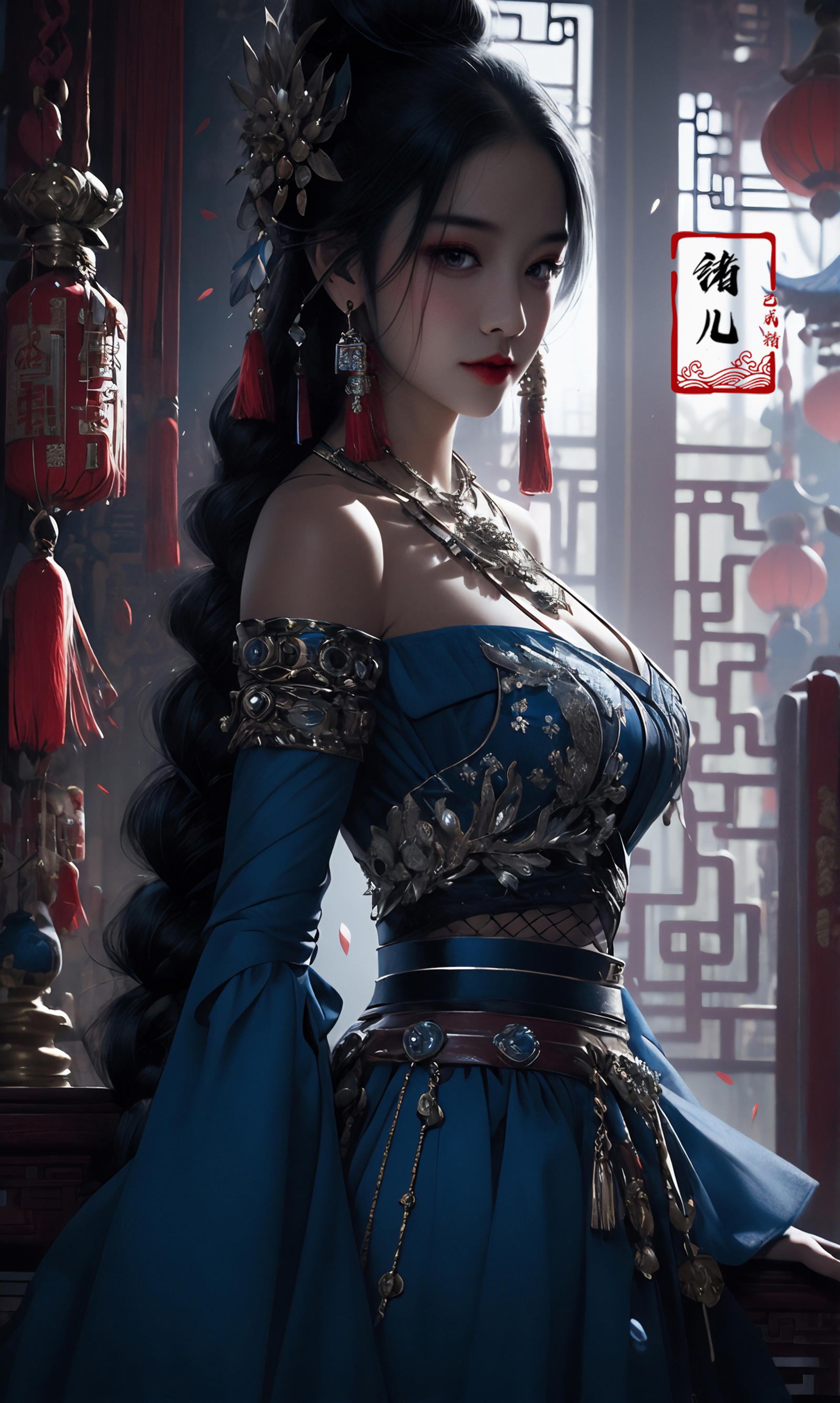 绪儿-绝美古风脸Beautiful antique face model image by XRYCJ