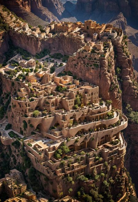(The colonial city of the future, in the mist-filled Grand Canyon, on an unknown Earth-like planet, 2 moon on sky, Spaceship flight connects colonies, waterfulls:1.3), (Machu Picchu, a mountain settlement, incredibly spectacular:1.2), (Mario Botta:1.3), (avant-garde, future, reality, science fiction, photorealistic), (modern architecture:1.2), 
(Large Files, Ultra Realistic, 8K, 16k, FHD, HD, VFX, Perfect, Photography, composition, Architecture Sales Photography, Architecture Competition, Ultra High Resolution, Cinematography, High Resolution Image:1.1), (dramatic lighting, direct sunlight, ray tracing, clear shadow:1.2),  (real landscape:1.1), (blurred background:1.0), (urban background, more_details) ,
ac_neg1, great lighting, clear, hillscastel, extrusionbuilding, vertical