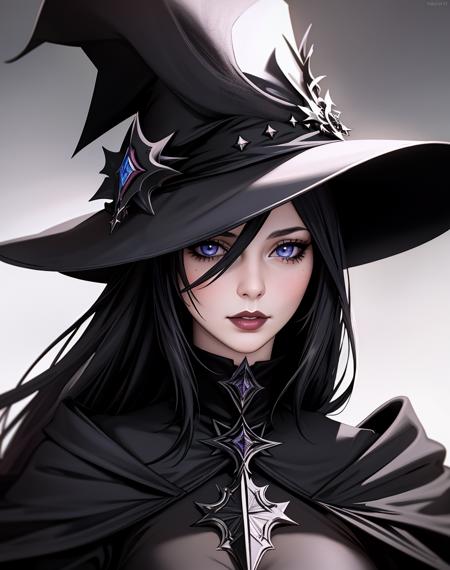 ((Masterpiece, best quality)), edgQuality,
edgBlkMage, a woman in a black dress and a hat , wearing edgBlkMage
 <lora:edgBlackMage:1>