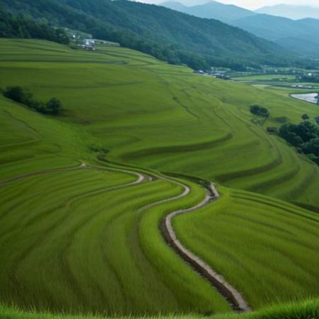 landscape, rice terrace