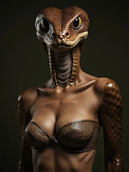 [FLIUX] [YOTS] [LoRA] Call me Snake... no, seriously... [Human Body / Snake Head Concept] [Trigger: mesnek]