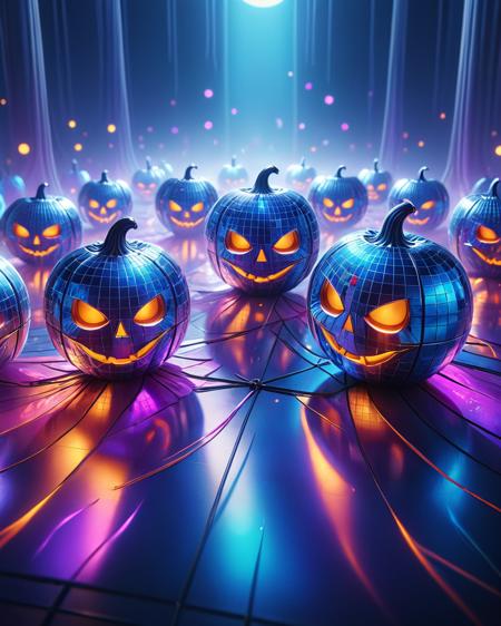 Disco-themed <lora:FF-Halloween-Full:1> Halloween theme, [ (designed by Classic Disney:0.9) | (Atey Ghailan:1.1) ], Photograph, portrait, behance,close up of a Sparse Varied ("Degavolver":1.3) , Very wide view, Ultrarealistic, Dreamcore, High Shutter Speed, Nikon d3300, Zoom lens, Desaturated, Complex background, Halloween style, hauntingly surreal <lora:Dalle3mixLoha:0.2> high-tech, ultra realistic concept art, Halloween art style, stylized digital illustration, futuristic art style . Vibrant, groovy, retro 70s style, shiny disco balls, neon lights, dance floor, highly detailed