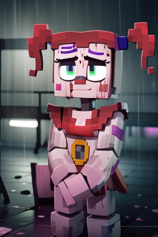 ZAMination Circus Baby Fazbear and Friends Minecraft /  FNAF / Five Nights at Freddy's image by xmattar