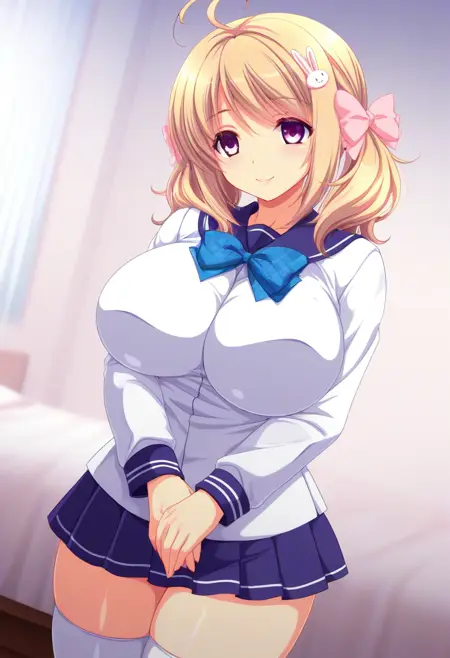 円井 杏(An Tsuburai)生イキJKが語る痴漢電車(Illustrious)