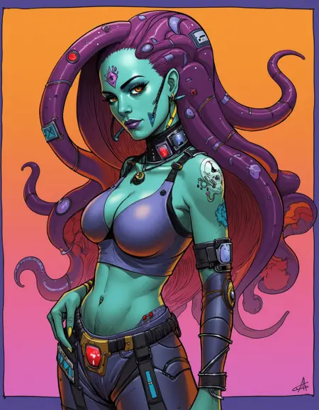 Surreal Line Work FLUX