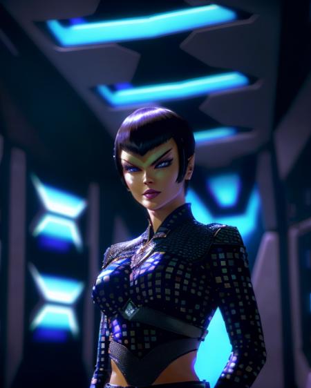 donatra romulan pointy ears pointy eyebrows