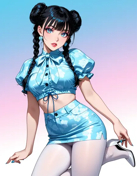 Minnie Puffy Croptop Cosplay | "Her" K-Pop | ILXL